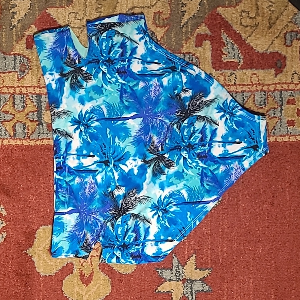 NWT FOREVER 21 PLUS SIZE TURQUOISE BLUE BIKINI - Picture 8 of 8